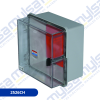 Thumbnail GABINETE TERMOPLASTICO CON BAND. Y PUERTA TRANSP. - UV - IP65 - 300X287X184mm0